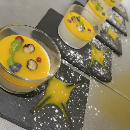 Panacotta mangue - Le Continental